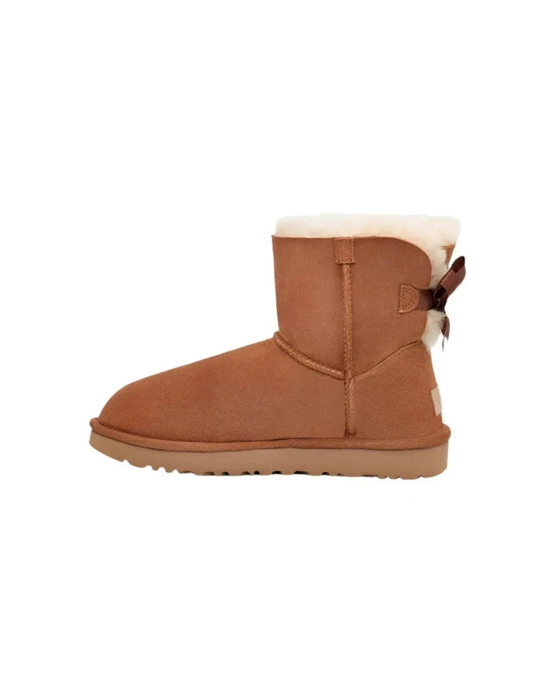 UGG Mini Bailey Bow II Chestnut Damen