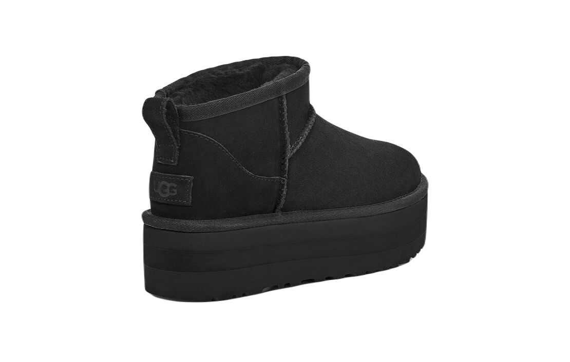 UGG Classic Ultra Mini Platform Schwarz Damen