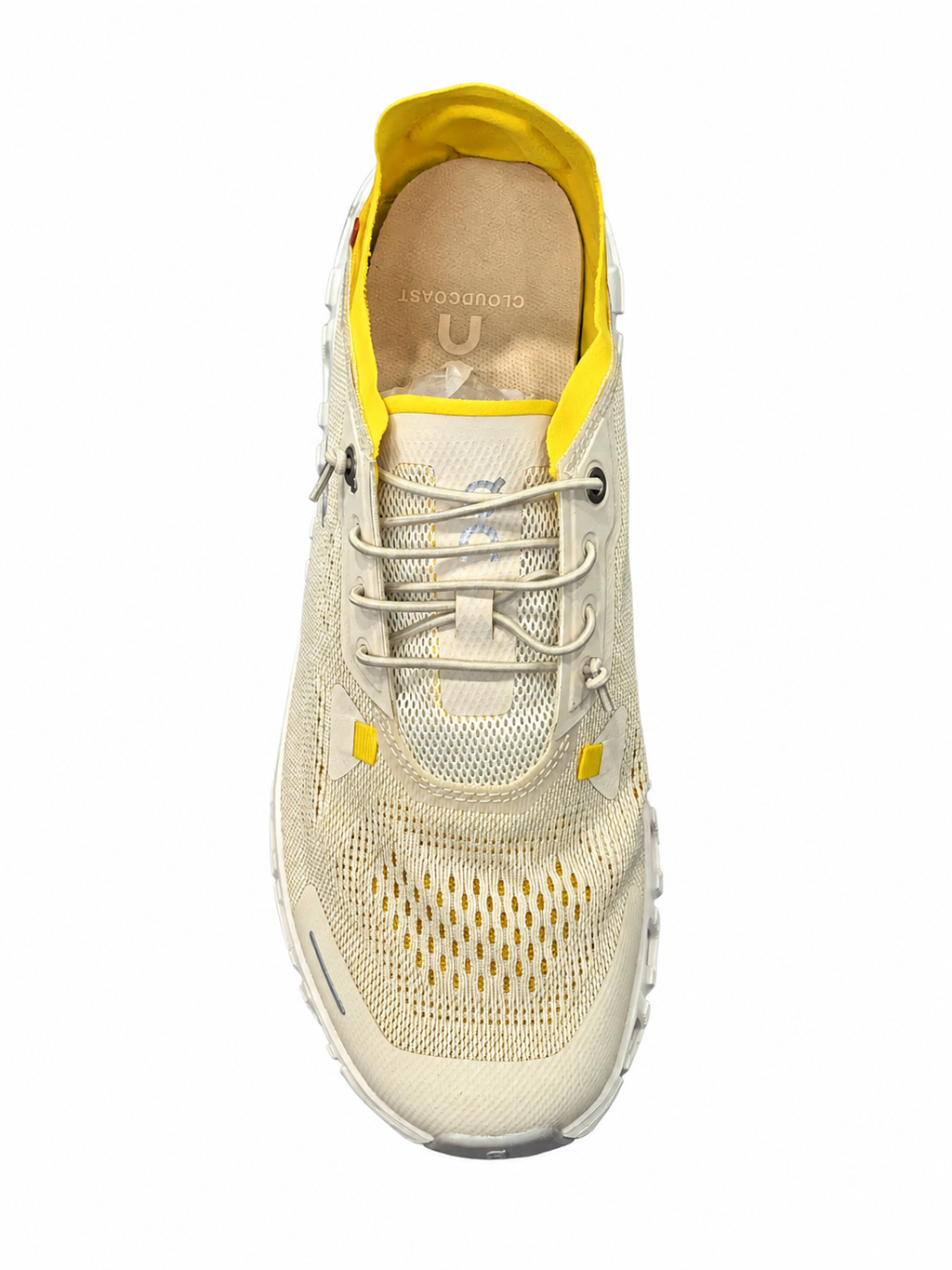 ON Cloud 6 Coast Herren Sneaker Creme Gelb