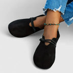 Velora Damen Freizeitschuhe Wildlederoptik Rutschfest Minimalistisch Frühling Sommer