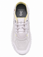 ON Cloud 6 Coast Damen Sneaker Weiß Rosa Gelb Hellblau
