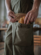 Jesolice M-47 Hose | 100% Baumwolle Fischgrät, Verstellbare Passform, Bequem