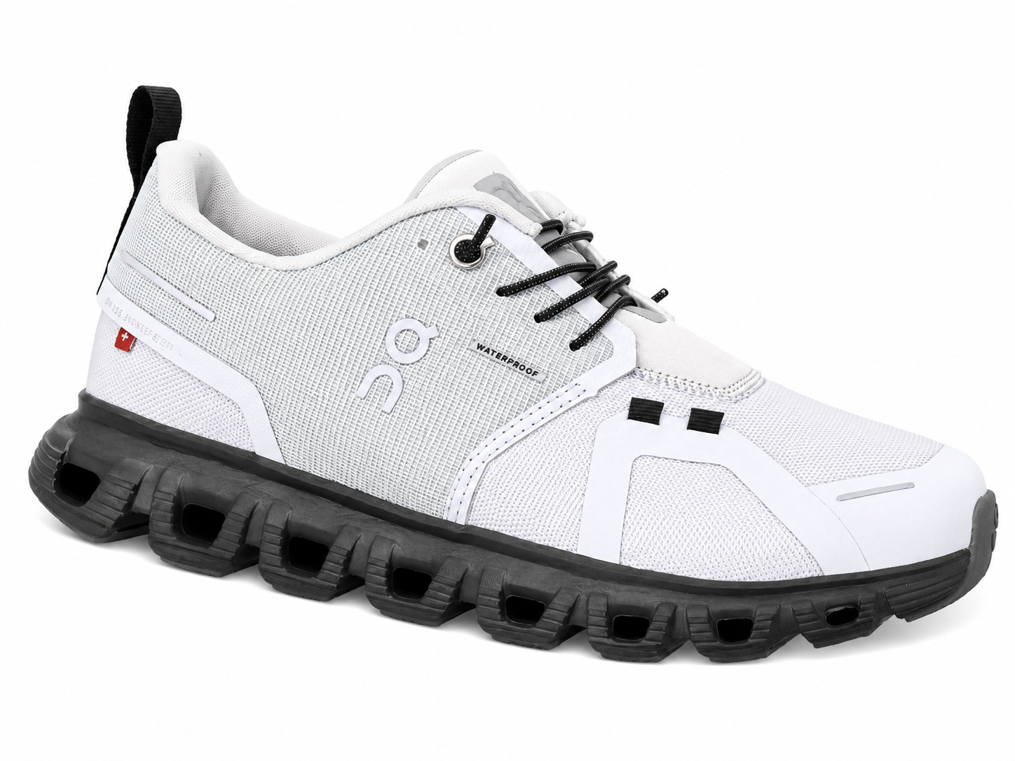 ON Cloud 6 WP Herren Sneaker Weiß Schwarz Waterproof