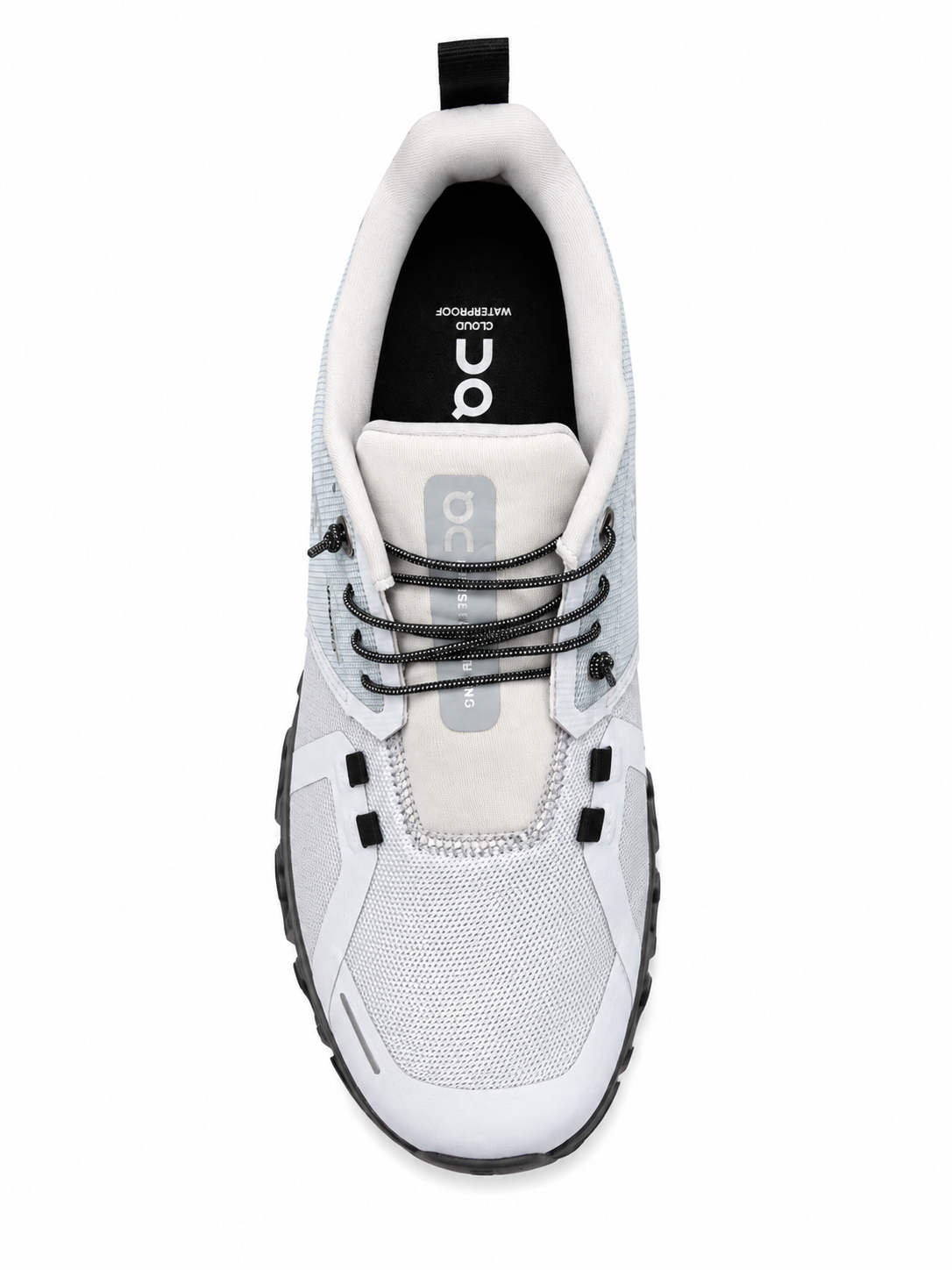 ON Cloud 6 WP Herren Sneaker Weiß Schwarz Waterproof