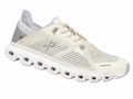 ON Cloud 6 Coast Damen Sneaker Creme Weiß Hellgrau