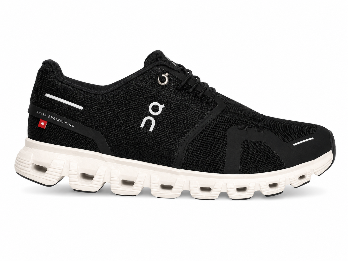 ON Cloud 6 Herren Sneaker Schwarz Weiß