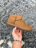 UGG Classic Ultra Mini Nubuck Dark Chestnut Damen