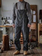 Benny Herren Latzhose | Robuste Canvas Arbeitskleidung, Schmaler Schnitt, Praktisch