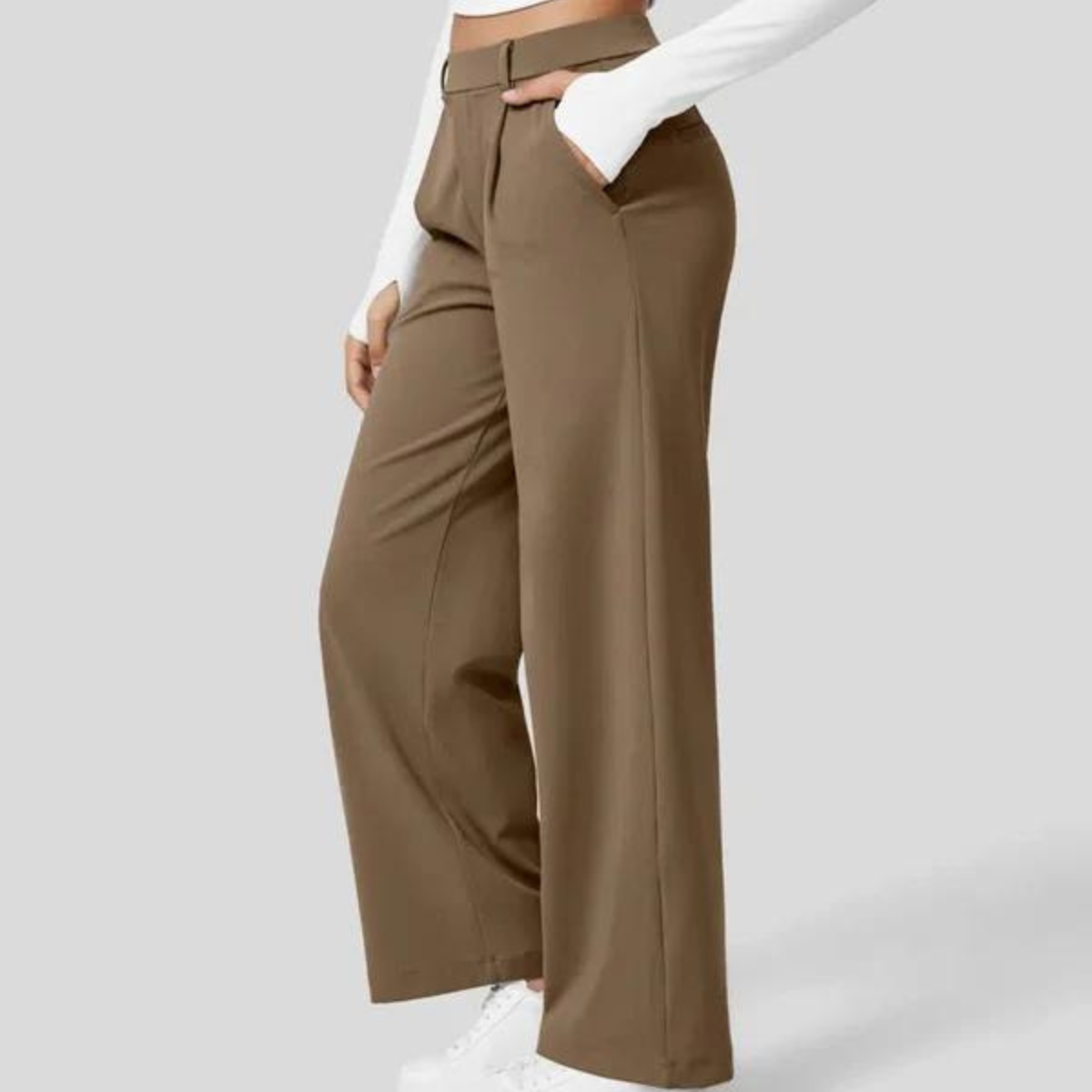 Marke Damenhose Weites Bein, Vielseitig, Elegant — Image 5