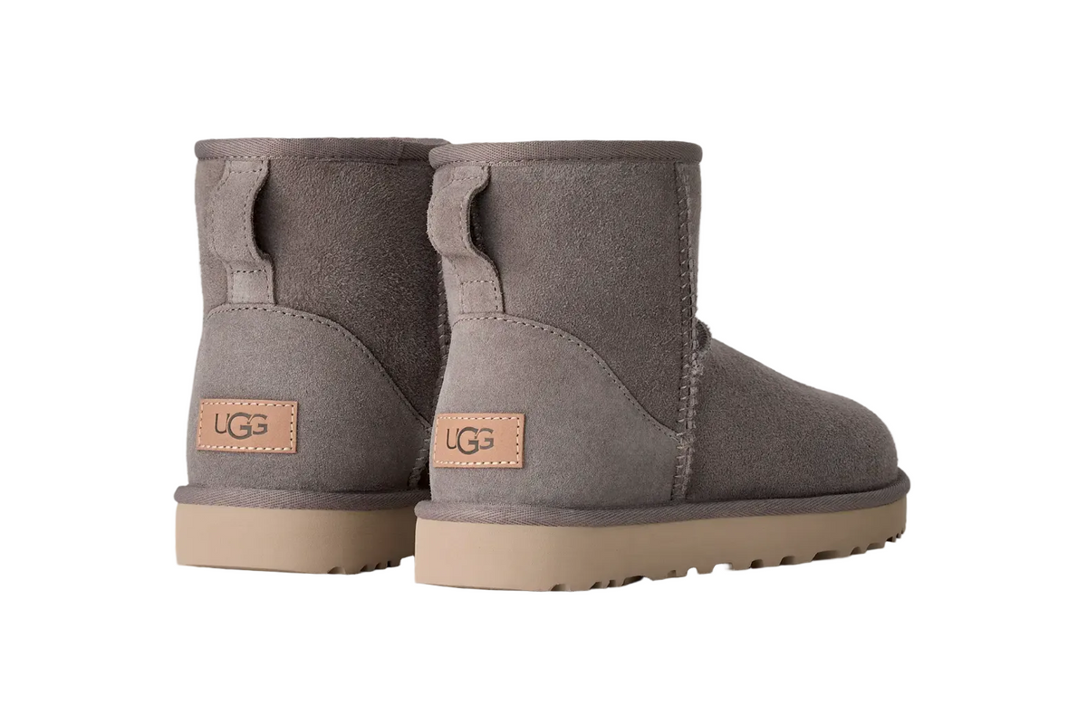 UGG Classic Mini II Stormy Grey White Pepper Damen
