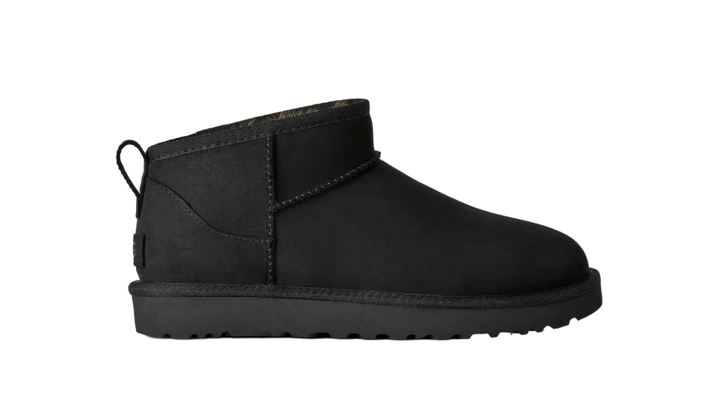 UGG Classic Ultra Mini Nubuck Black Damen