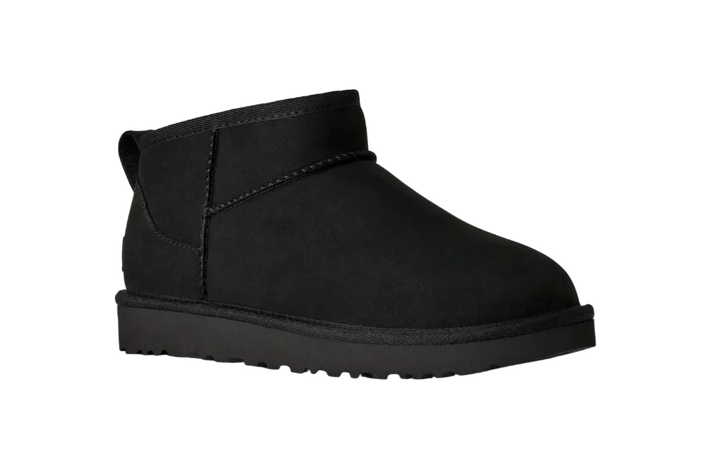 UGG Classic Ultra Mini Nubuck Black Damen