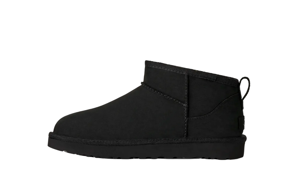 UGG Classic Ultra Mini Nubuck Black Damen