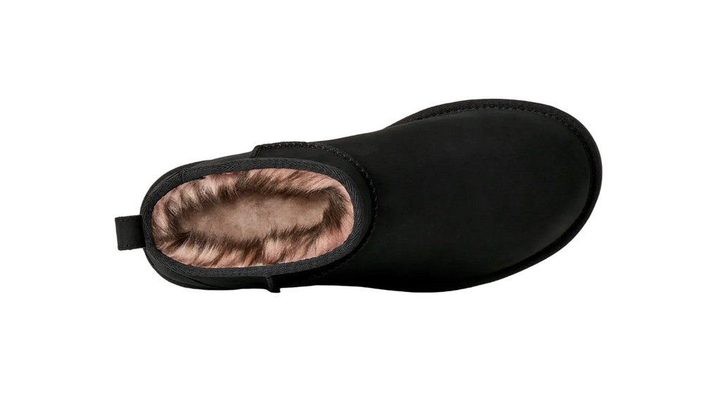 UGG Classic Ultra Mini Nubuck Black Damen