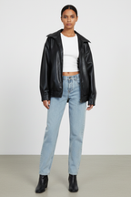 Marke Lederjacke Oversized, stilvoll und vielseitig — Image 4