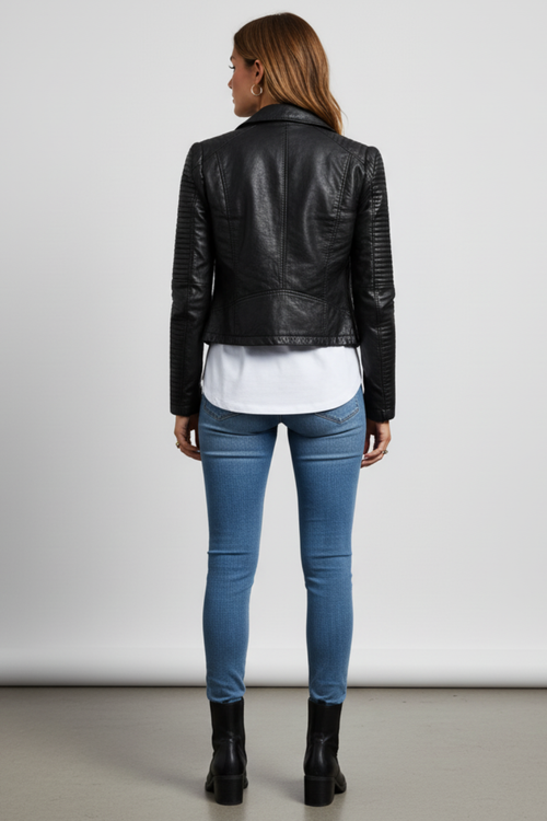 Elegante Lederjacke für Damen