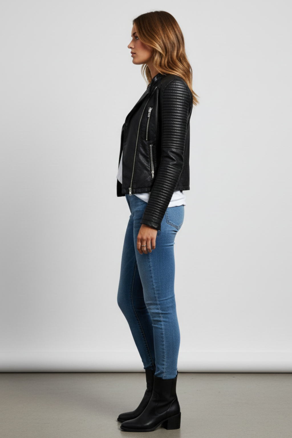 Elegante Lederjacke für Damen