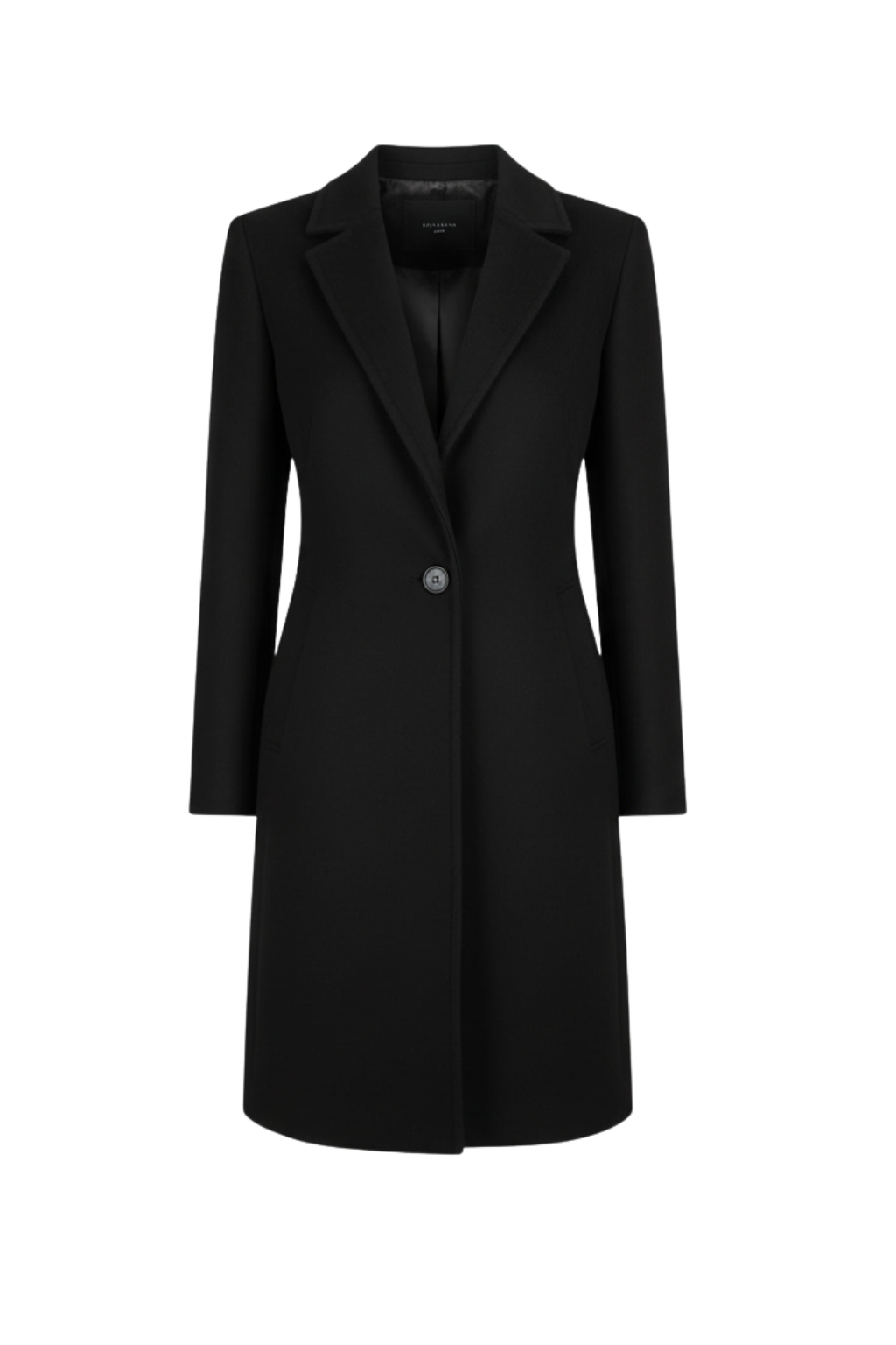 Marke Damen-Wollmantel Klassischer Schnitt, Zeitloses Design — Image 3