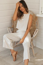 Damen Sommer Set aus Top und Hose, leicht und atmungsaktiv — Image 2