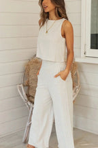 Damen Sommer Set aus Top und Hose, leicht und atmungsaktiv — Image 3