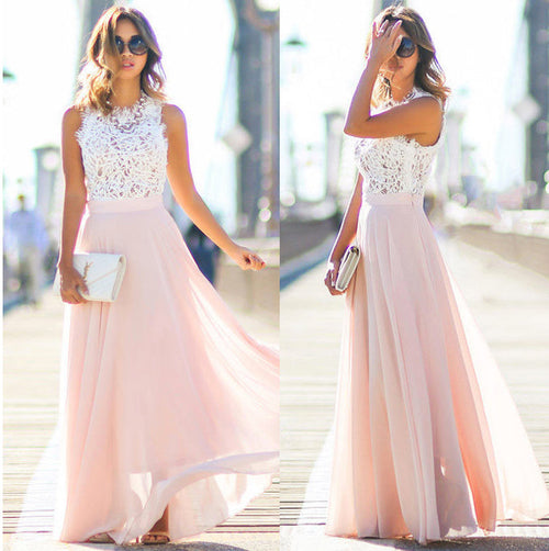 Elegantes Abendkleid in Rosa — Main Image