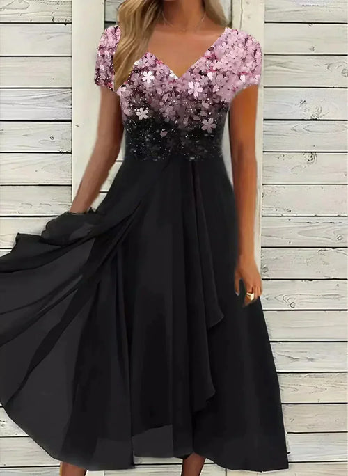 Abendkleid mit Pailletten in Schwarz oder Blau — Image 2