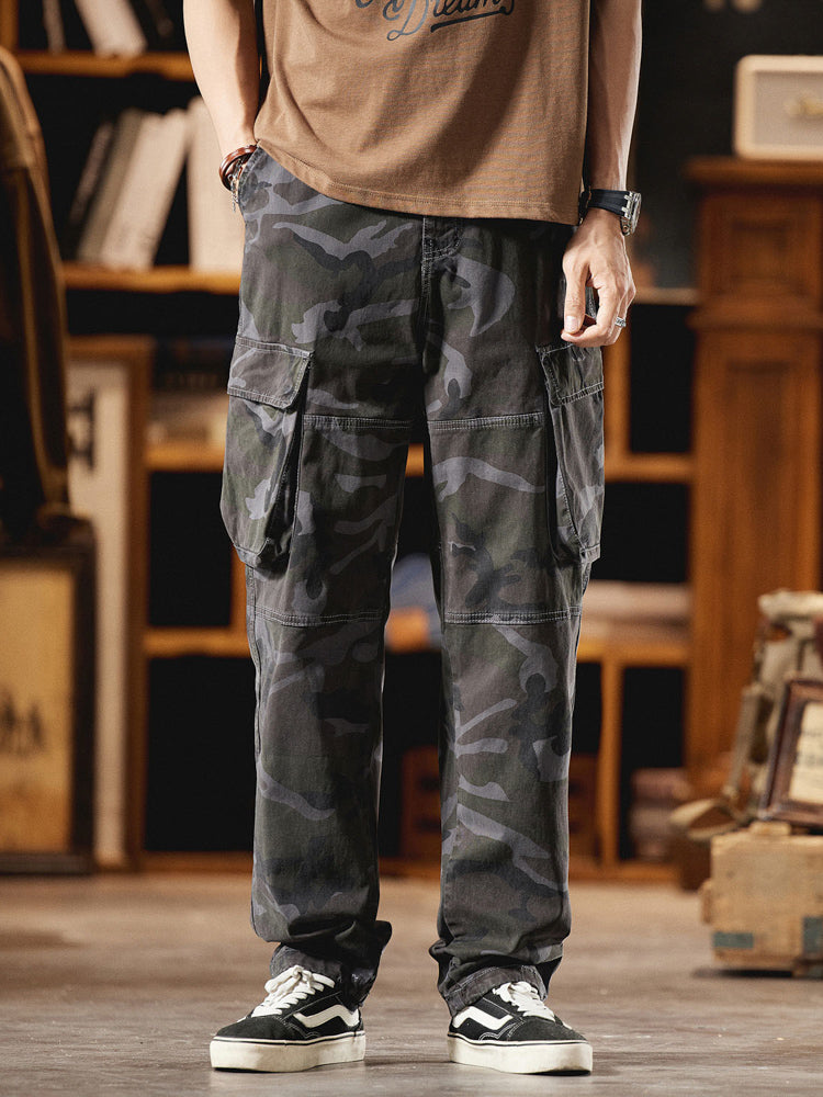 Avery Herren Cargo-Hose | 97% Baumwolle, Vintage Camouflage, Robuste — Image 4