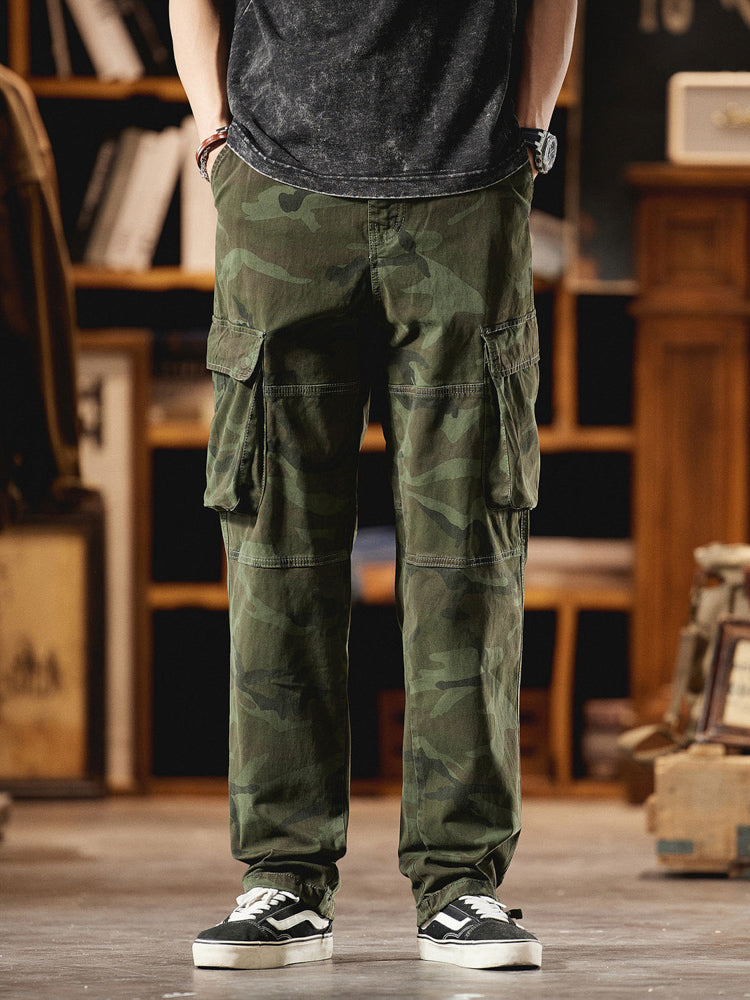 Avery Herren Cargo-Hose | 97% Baumwolle, Vintage Camouflage, Robuste — Image 5