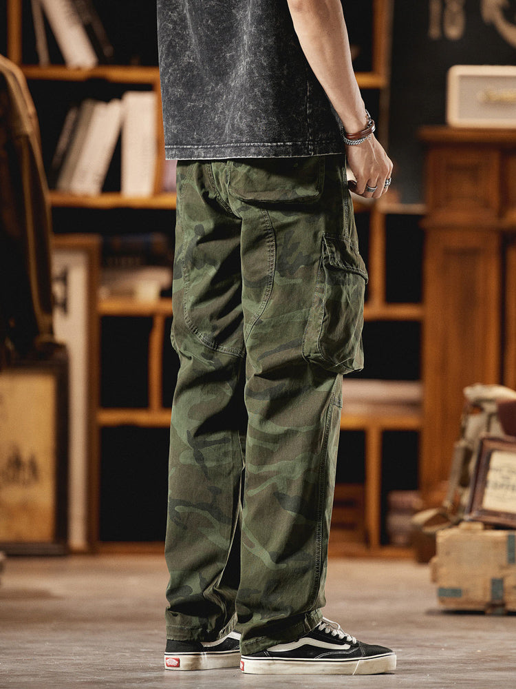Avery Herren Cargo-Hose | 97% Baumwolle, Vintage Camouflage, Robuste — Image 6