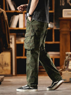 Avery Herren Cargo-Hose | 97% Baumwolle, Vintage Camouflage, Robuste — Image 8
