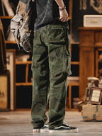 Avery Herren Cargo-Hose | 97% Baumwolle, Vintage Camouflage, Robuste — Image 9