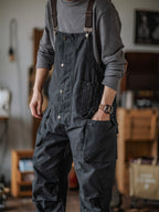 Benny Herren Latzhose | Robuste Canvas Arbeitskleidung, Schmaler Schnitt, Praktisch — Image 5