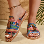 Boho Sandals Damen Bunte Riemen — Image 4