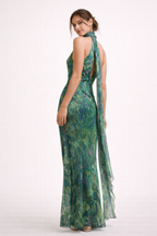 Brand Evening Dress in Green — Image 2