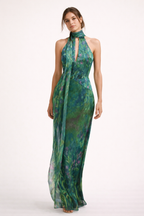 Brand Evening Dress in Green — Image 3