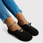 Velora Damen Freizeitschuhe Wildlederoptik Rutschfest Minimalistisch Frühling Sommer