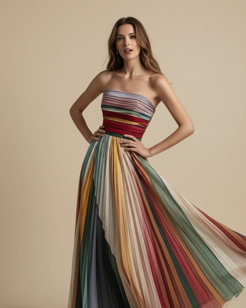 Coloria Maxikleid Mehrfarbig — Image 2