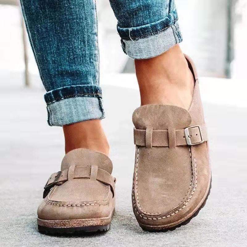 ComfortStep Mokassin Slipper in Beige — Main Image