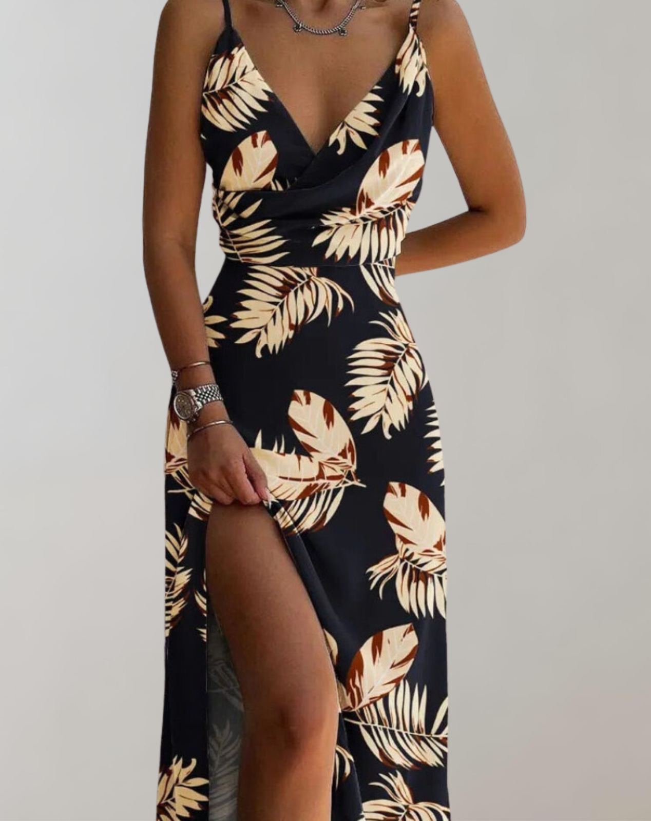 Elegantes Damen Sommerkleid in Mehrfarbig — Image 4