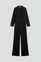 Eleganter Damen Jumpsuit in Schwarz — Main Image