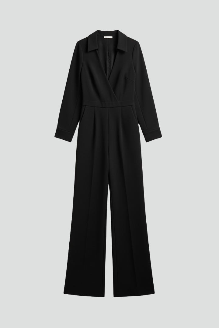 Eleganter Damen Jumpsuit in Schwarz — Main Image