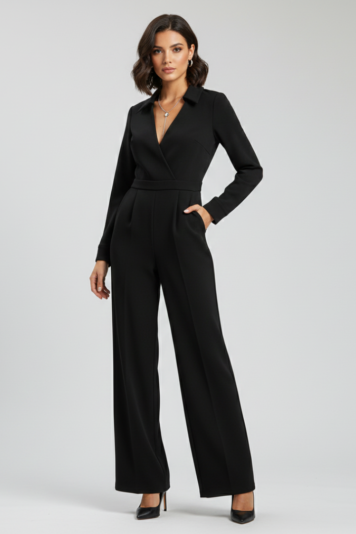 Eleganter Damen Jumpsuit in Schwarz — Image 2