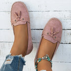 Elegante Damen Mokassins aus Wildleder in Blau — Image 11