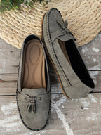 Elegante Damen Mokassins aus Wildleder in Blau — Image 18