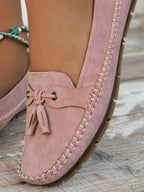 Elegante Damen Mokassins aus Wildleder in Blau — Image 19
