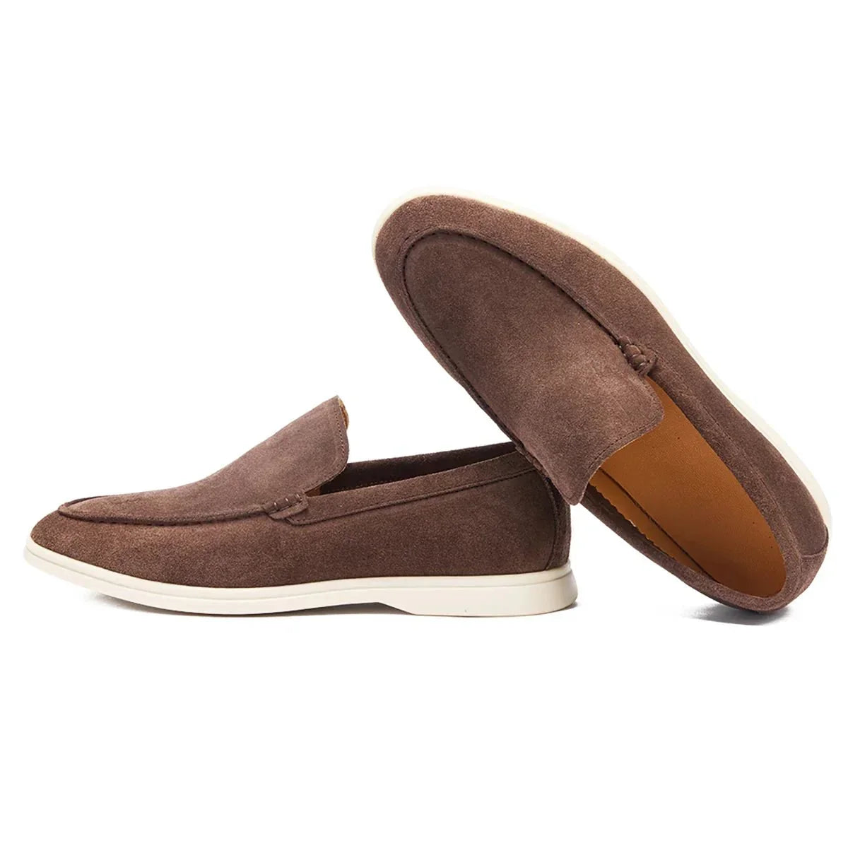 Elegante Jesolice Herren Klassische Wildleder Slipper – Bequeme Slip-On Mokassins für Freizeit und formelle Anlässe — Image 4