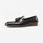 Elegante Jesolice Herren Leder Quasten Slipper – Klassische Slip-On Dress Schuhe für formelle und legere Anlässe — Main Image