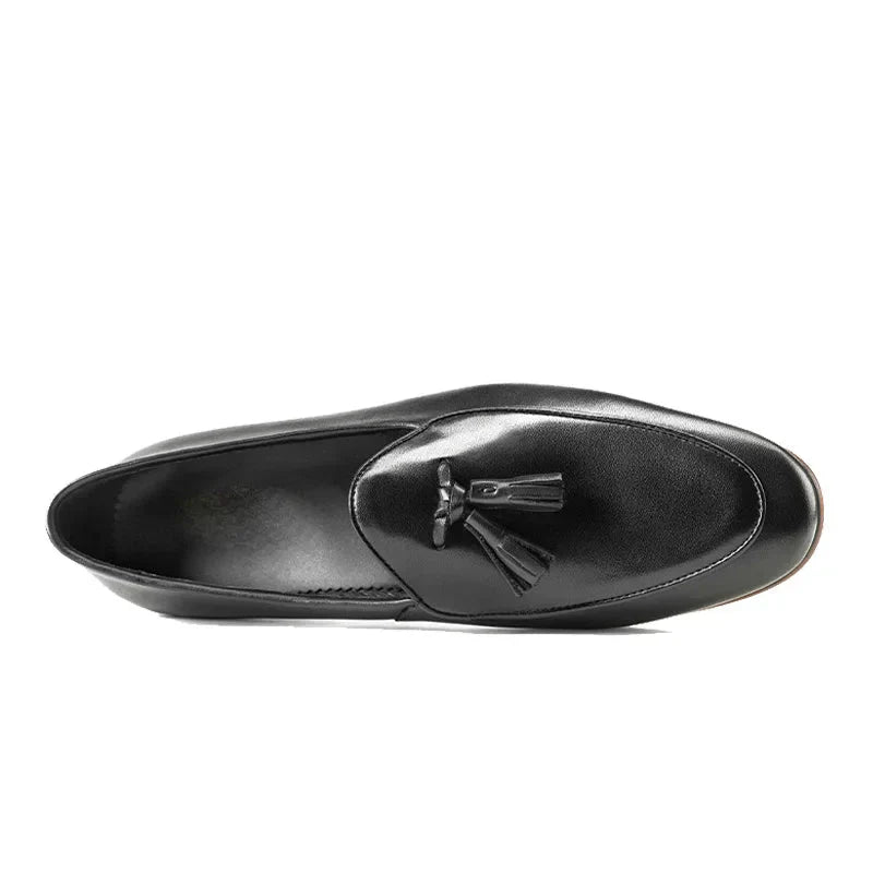 Elegante Jesolice Herren Leder Quasten Slipper – Klassische Slip-On Dress Schuhe für formelle und legere Anlässe — Image 4