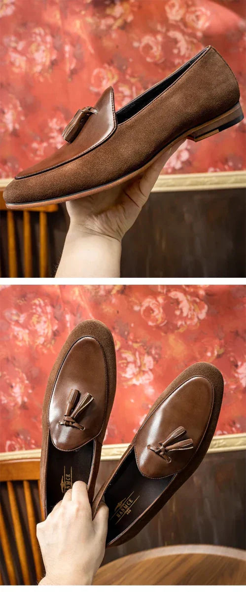Elegante Jesolice Herren Leder Quasten Slipper – Klassische Slip-On Dress Schuhe für formelle und legere Anlässe — Image 7