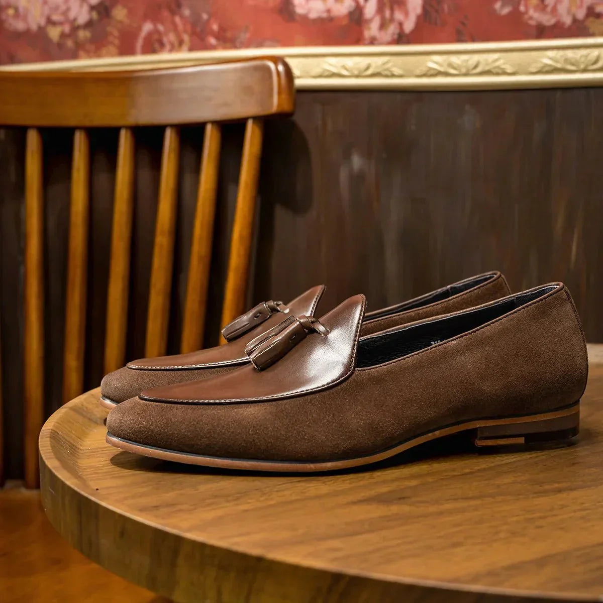 Elegante Jesolice Herren Leder Quasten Slipper – Klassische Slip-On Dress Schuhe für formelle und legere Anlässe — Image 9
